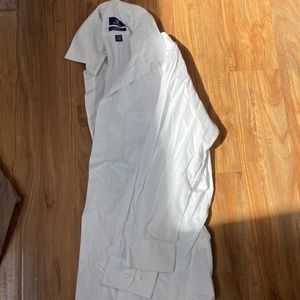 Size large white button down.